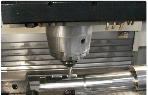 3D machining of a through hardened pipe forming mandrel